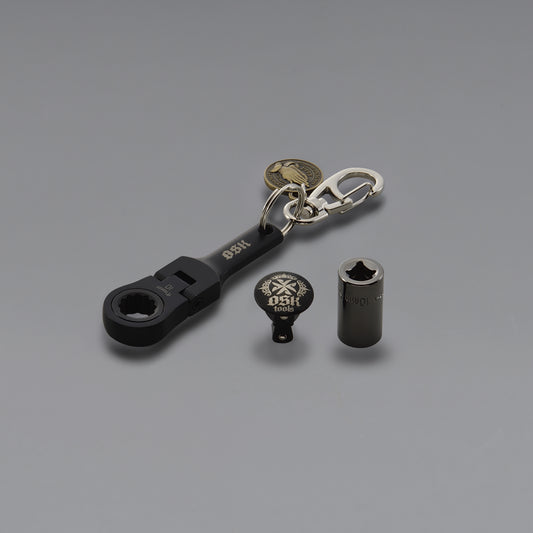 【再入荷】OSK10mm フレックス ラチェット レンチ キーホルダー SPセット