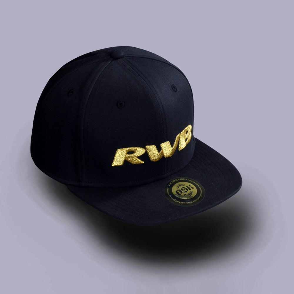【完売】世界限定50個 RWB x OSK ゴールデン スナップバック フラット キャップ