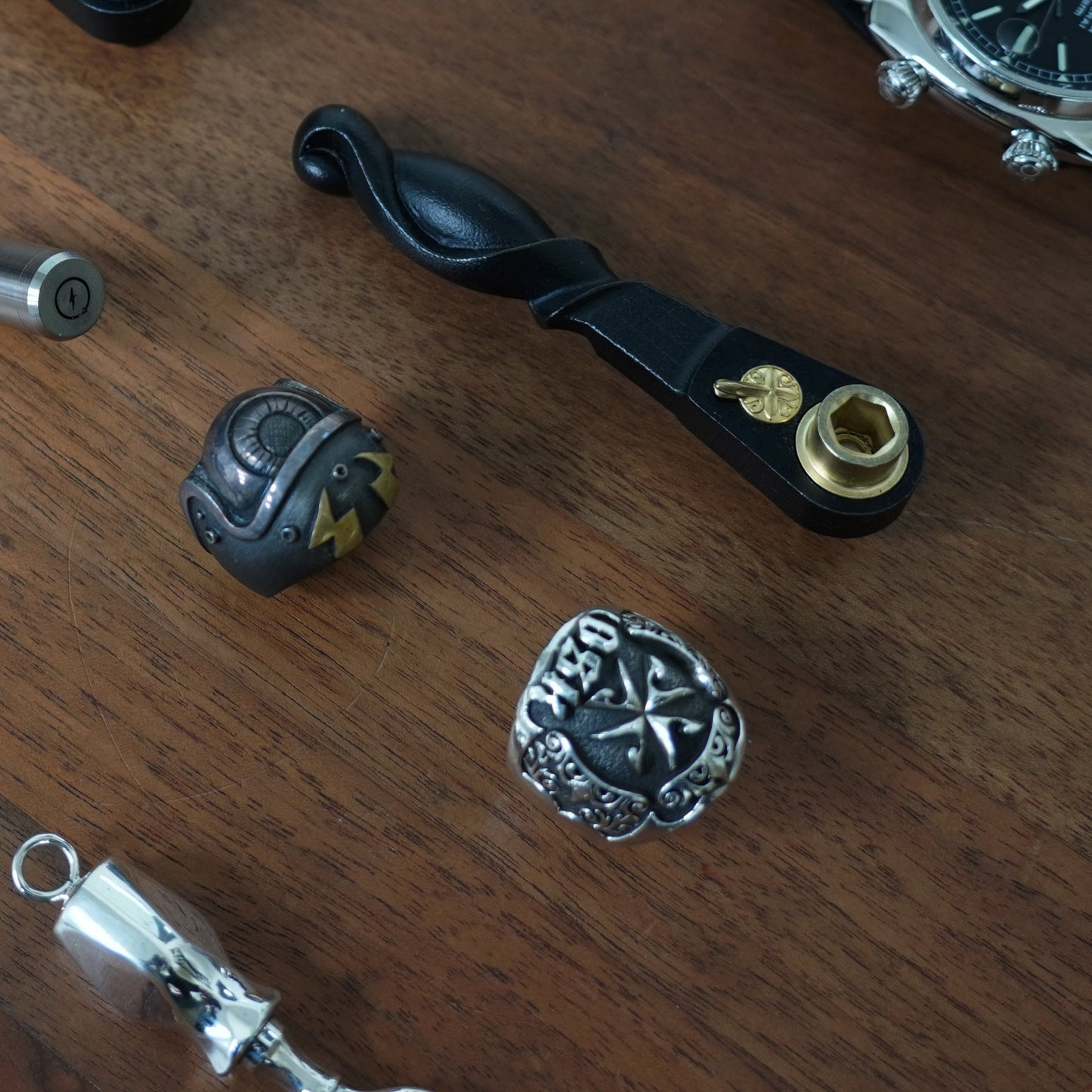 OSK シルバー ボトル オープナー