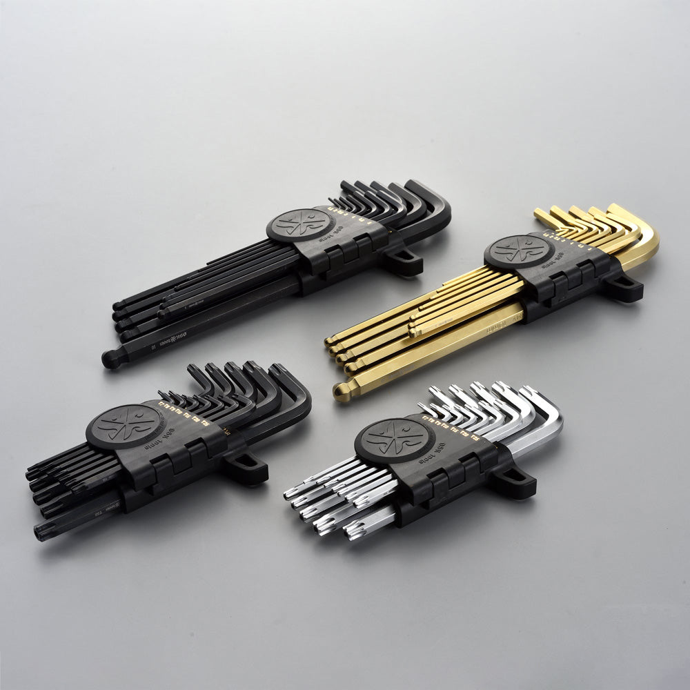 L型ボールエンドチタンコーティング六角レンチSET 12pcs/ミリタイプ
