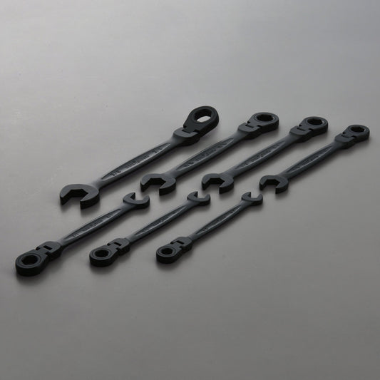 Anti-Slip フレックスヘッドレンチSET 7pcs/インチタイプ SAE