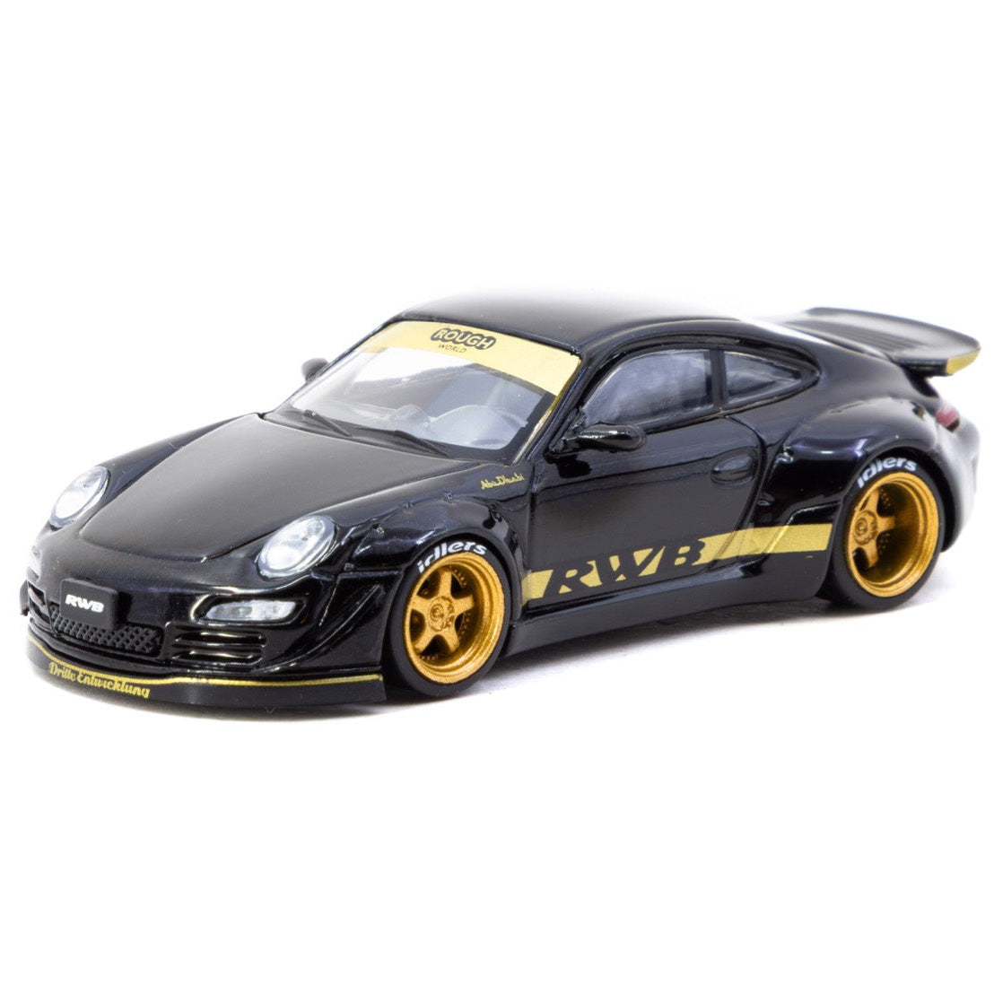 残り25台【世界限定500台】RWB997 Black ミニカー＆ RWB x OSK x TARMAC 10mm フレックスラチェットレンチキーホルダー