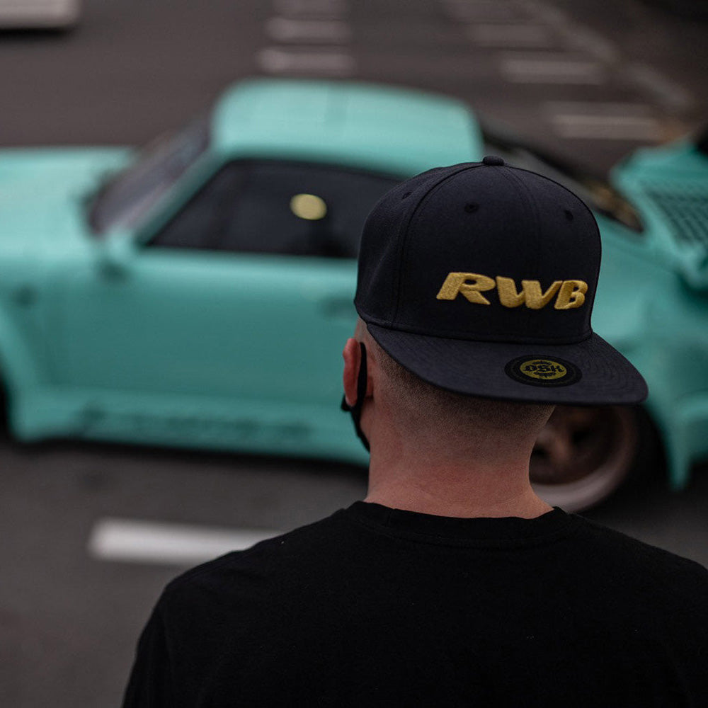 【完売】世界限定50個　　　　　RWB x OSK ゴールデン スナップバック フラット キャップ