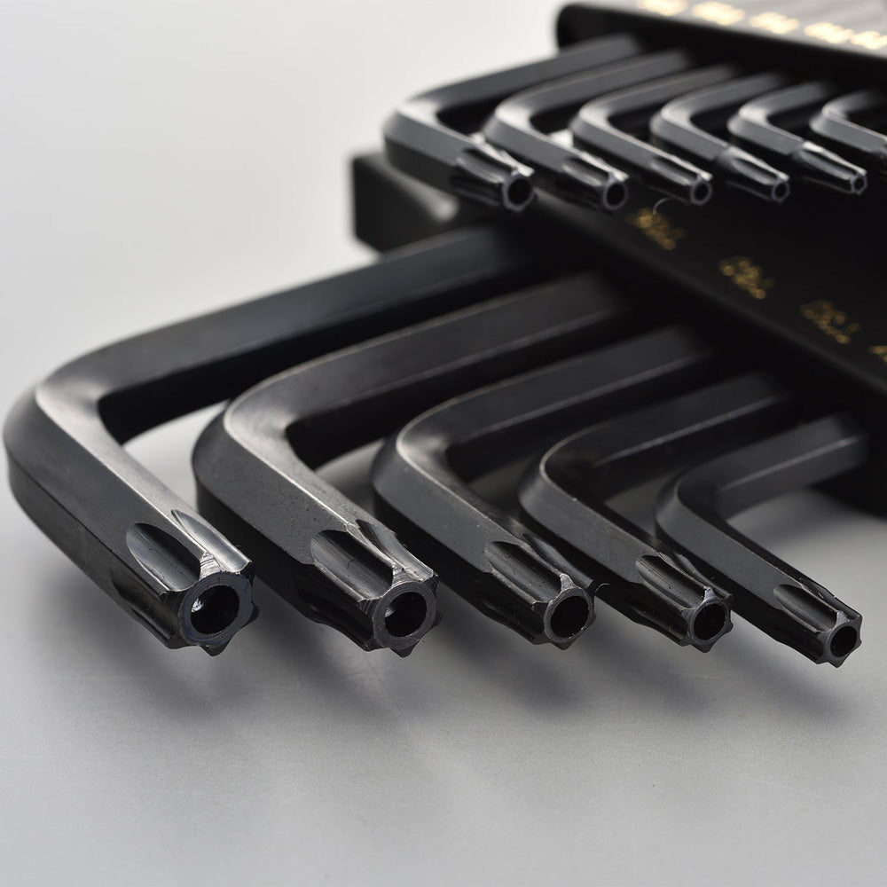 Tamper Star Key SET 12pcs/ミリタイプ　ブラック