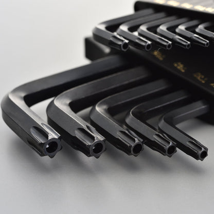 Tamper Star Key SET 12pcs/ミリタイプ　ブラック